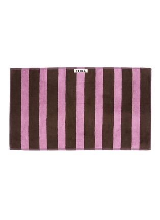 首图 –点击放大 - TEKLA - 拼色条纹有机棉毛巾－紫色及棕色