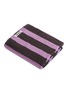 首图 –点击放大 - TEKLA - 拼色条纹有机棉浴巾－紫色及棕色