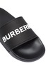 细节 - 点击放大 - BURBERRY - FURLEY Logo拖鞋