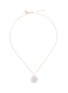 首图 - 点击放大 - SAMUEL KUNG - Diamond jade 18k rose gold hexagon necklace – 16''