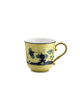 首图 –点击放大 - GINORI 1735 - ORIENTE ITALIANO BARIO水墨图案陶瓷茶杯－黑色及绿色