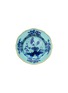 首图 –点击放大 - GINORI 1735 - ORIENTE ITALINO GOLD IRIS金围边水墨图案陶瓷甜品盘－蓝色及浅蓝色（21cm）