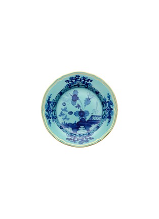 首图 –点击放大 - GINORI 1735 - Oriente Italiano Gold Iris金围边水墨图案陶瓷面包盘－深蓝色及浅蓝色（17cm）
