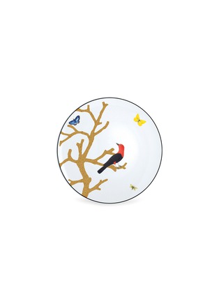 首图 –点击放大 - BERNARDAUD - AUX OISEAUX雀鸟树枝图案陶瓷面包盘
