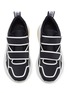 细节 - 点击放大 - STELLA MCCARTNEY - ECLYPSE拼色几何线条厚底运动鞋