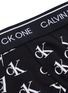 细节 - 点击放大 - CALVIN KLEIN UNDERWEAR - CK ONE品牌标志及名称拼色棉质三角内裤
