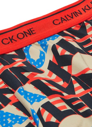 细节 - 点击放大 - CALVIN KLEIN UNDERWEAR - CK ONE系列及品牌名称平脚内裤