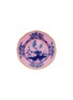 首图 –点击放大 - GINORI 1735 - ORIENTE ITALINO GOLD AZALEA金围边水墨图案陶瓷餐盘－蓝色及粉色（26.5cm）