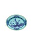 首图 –点击放大 - GINORI 1735 - Oriente Italiano Gold Iris金围边水墨图案椭圆形陶瓷盘－深蓝色及浅蓝色（38.5cm）