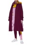 模特儿示范图 - 点击放大 - ROKSANDA - INNER EXPANSE INFINITY绗缝夹棉连帽大衣及混有机棉风衣两件套