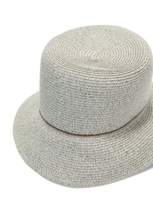 细节 - 点击放大 - MOSSANT - FOLDABLE拼色编织草帽