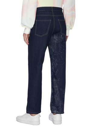 背面 - 点击放大 - FENG CHEN WANG - 中国风图案直脚纯棉牛仔裤