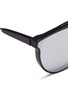 细节 - 点击放大 - SUPER - GIAGUARO中性款金属拼接圆框太阳眼镜