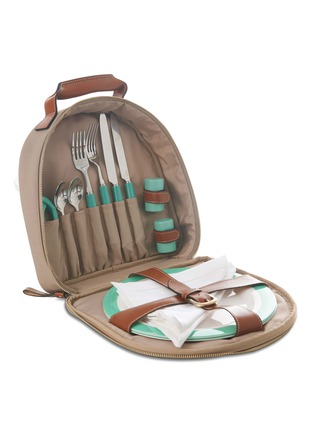  - FORTNUM & MASON - Fortnum's 2 person canvas picnic carryall