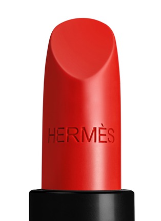 细节 -点击放大 - HERMÈS - Rouge Hermès Satin lipstick – Rouge Amazone