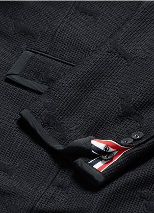  - THOM BROWNE - 腊肠犬提花混羊毛西装外套