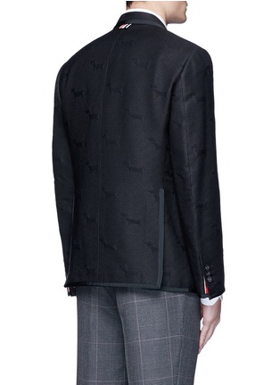 背面 - 点击放大 - THOM BROWNE - 腊肠犬提花混羊毛西装外套