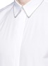 细节 - 点击放大 - GIVENCHY - 链条装饰纯棉府绸衬衫
