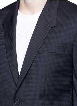 细节 - 点击放大 - GIVENCHY - 格纹羊毛西服套装