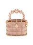 首图 - 点击放大 - ROSANTICA - 'Holly' faux pearl crystal embellished top handle bag