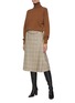 模特儿示范图 - 点击放大 - VICTORIA BECKHAM - 高领拼色袖口混羊绒针织衫