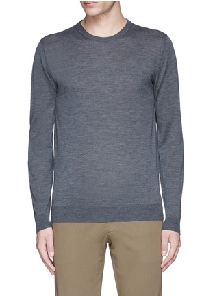 首图 - 点击放大 - ALTEA - 纯色初剪羊毛针织衫