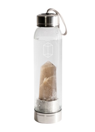 首图 -点击放大 - GLACCE - 烟晶点缀不锈钢玻璃水瓶