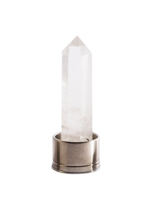 细节 -点击放大 - GLACCE - 石英水晶点缀不锈钢玻璃水瓶