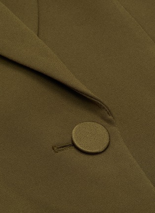  - ALEX PERRY - AMBER垂坠布饰缎面绉绸西服外套