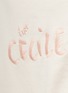 细节 - 点击放大 - ÊTRE CÉCILE - Etre Cecile Aurelia眼睛图案纯棉连帽卫衣