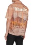 背面 - 点击放大 - RHUDE - 品牌名称仙人掌沙漠图案纯棉短袖衬衫