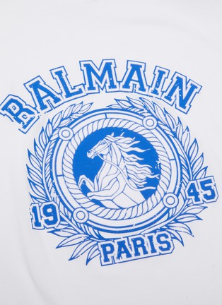 - BALMAIN - logo纯棉T恤