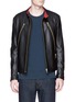 首图 - 点击放大 - MAISON MARGIELA - Zip front leather biker jacket