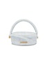 首图 - 点击放大 - JACQUEMUS - La Boite A Gateaux品牌名称拼色格纹真皮盒型手提包