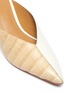 细节 - 点击放大 - MERCEDES CASTILLO - TAYTEN几何粗跟鳄鱼纹真皮穆勒鞋