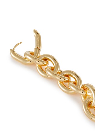 细节 - 点击放大 - NUMBERING - 链条造型18k镀金黄铜吊坠不对称耳环