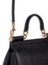 细节 - 点击放大 - DOLCE & GABBANA - 'Miss Sicily' medium saffiano leather satchel