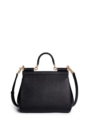 背面 - 点击放大 - DOLCE & GABBANA - 'Miss Sicily' medium saffiano leather satchel