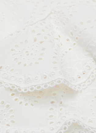 细节 - 点击放大 - SIMKHAI - MEG几何镂空层叠褶裥纯棉连衣裙