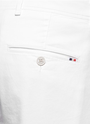 细节 - 点击放大 - MONCLER - 'Pantalone' garment dye cotton shorts