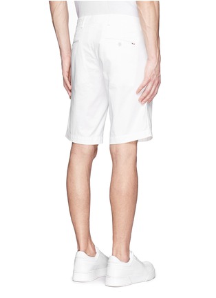 背面 - 点击放大 - MONCLER - 'Pantalone' garment dye cotton shorts