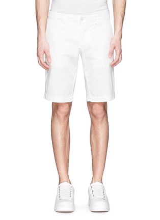 首图 - 点击放大 - MONCLER - 'Pantalone' garment dye cotton shorts