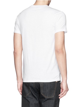 背面 - 点击放大 - MONCLER - 条纹波点纯棉T恤