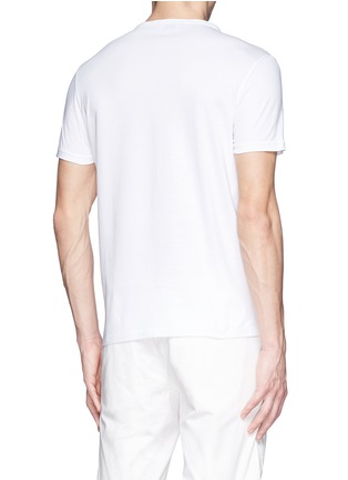 背面 - 点击放大 - MONCLER - 墨点印花纯棉T恤