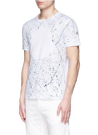 正面 -点击放大 - MONCLER - 墨点印花纯棉T恤