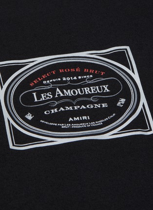  - AMIRI - LES AMOUREUX英文字标签图案纯棉T恤