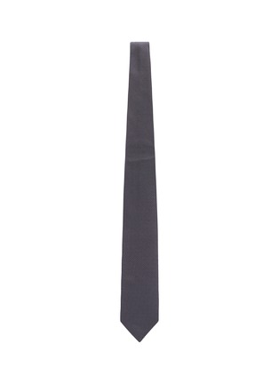 模特儿示范图 - 点击放大 - STEFANOBIGI MILANO - 拼色真丝领带