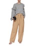 模特儿示范图 - 点击放大 - 3.1 PHILLIP LIM - 滑扣抽绳褶裥混羊毛长裤