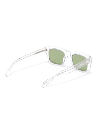 模特儿示范图 - 点击放大 - SUPER - AUGUSTO D形镜框透明板材太阳眼镜