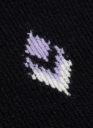  - VALENTINO GARAVANI - 拼色条纹羊毛混羊绒针织衫